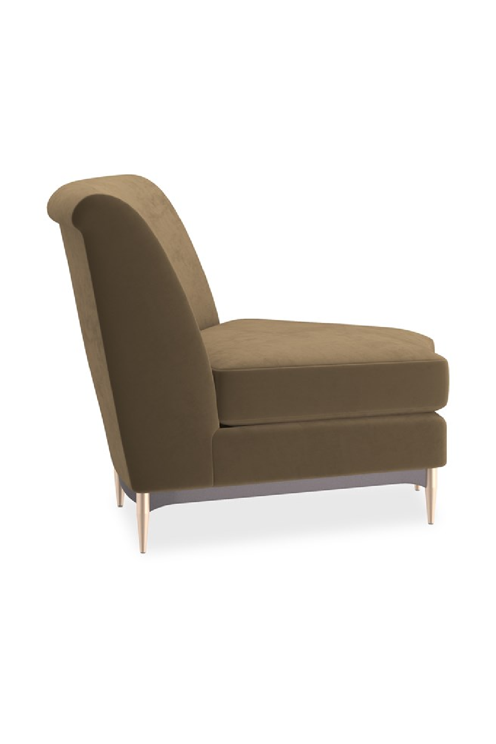   Brown Velvet Sectional Sofa | Oroa.com