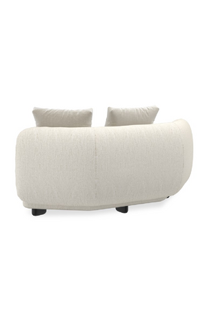   Ivory Linen Sectional Chair | Oroa.com