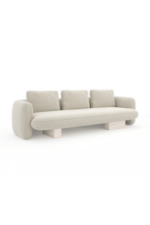   Ecru Linen Sofa | Oroa.com