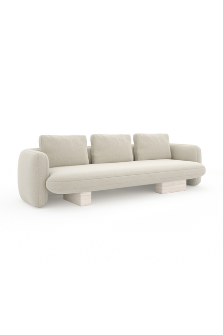   Ecru Linen Sofa | Oroa.com