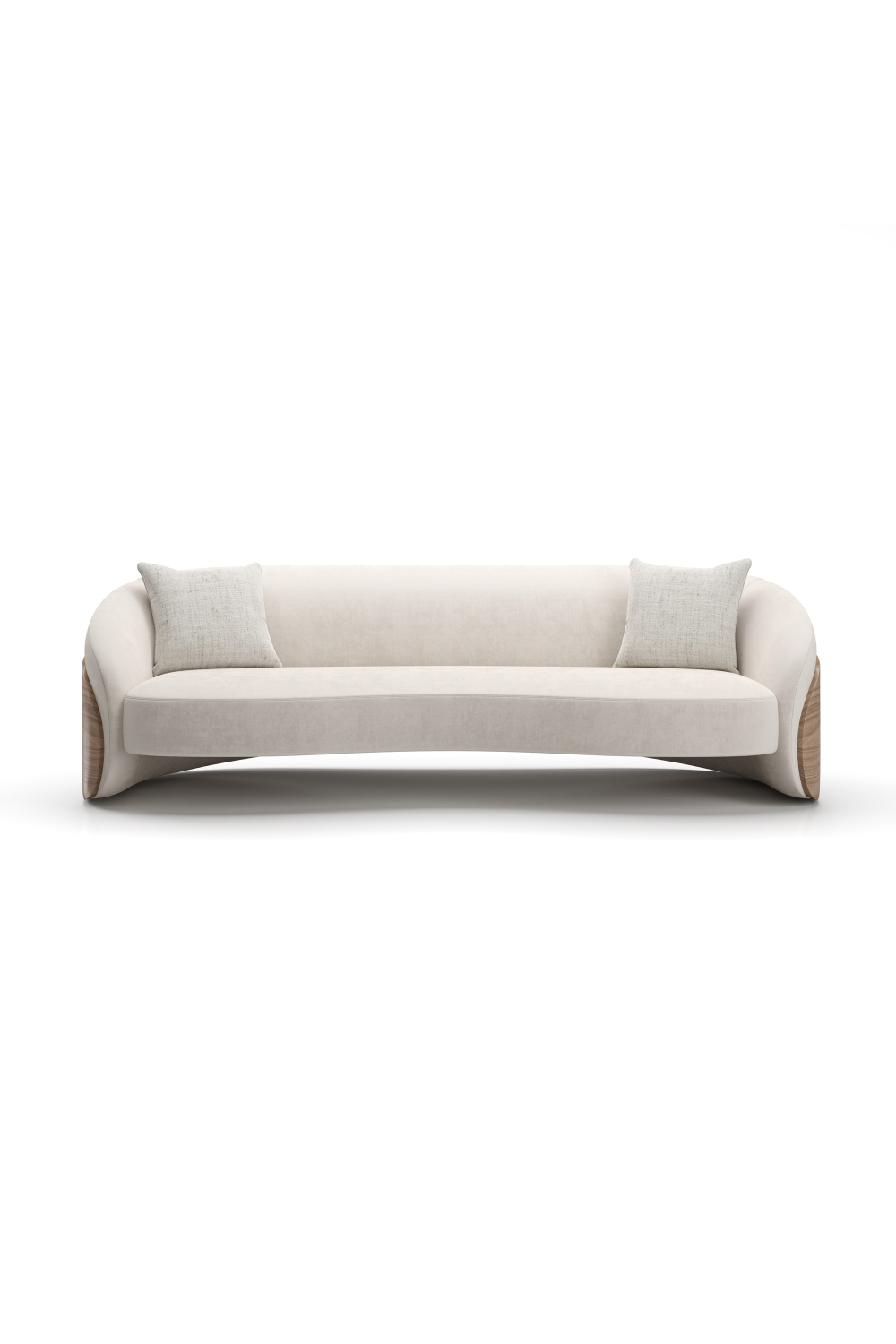   Ivory Mohair Sofa | Oroa.com