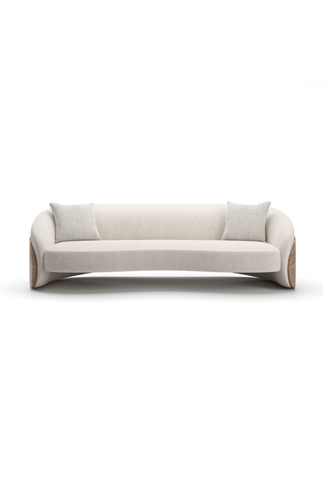   Ivory Mohair Sofa | Oroa.com