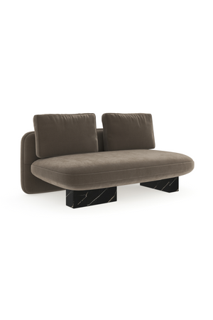   Velvet Upholstered Loveseat | Oroa.com