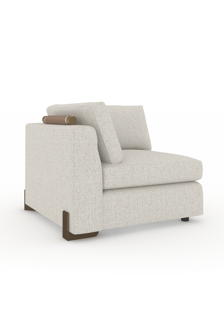   Cream Fabric Corner Sofa | Oroa.com