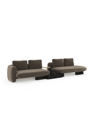   Right Bumper Linen Sectional Sofa | Oroa.com