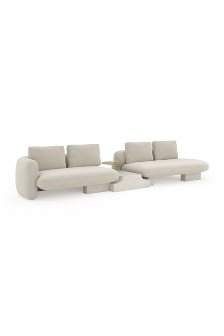   Right Bumper Linen Sectional Sofa | Oroa.com