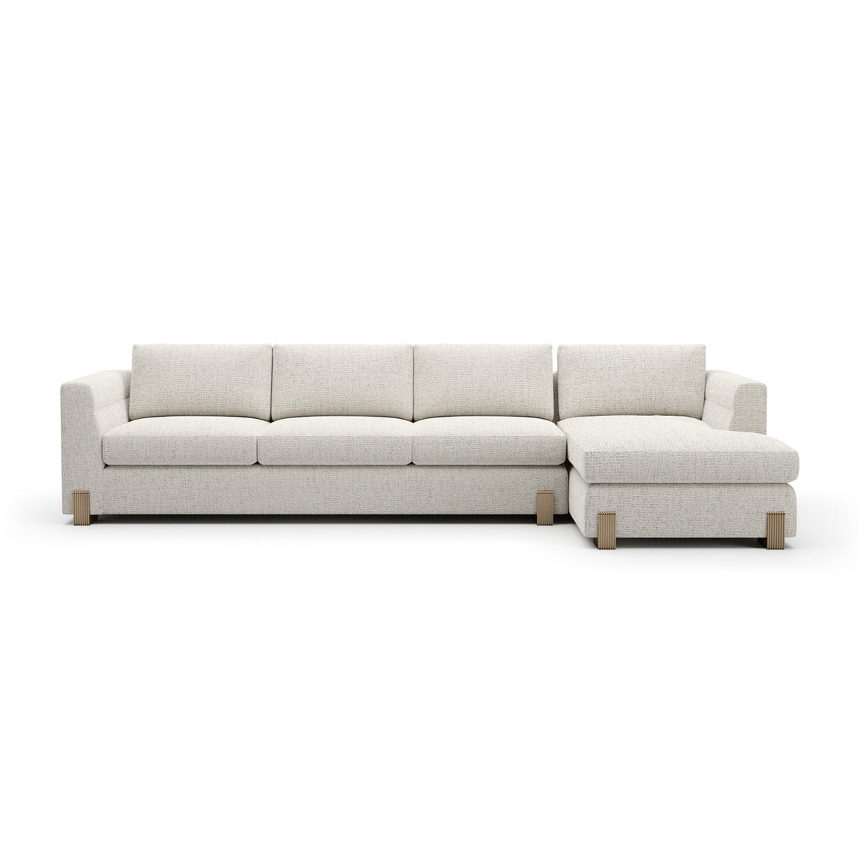   Beige Woven Chaise Lounge L | Oroa.com