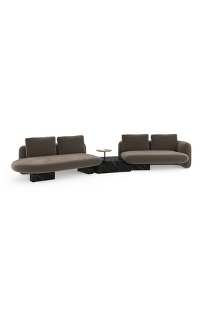   Left Bumper Linen Sectional Sofa | Oroa.com
