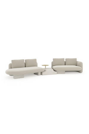   Left Bumper Linen Sectional Sofa | Oroa.com