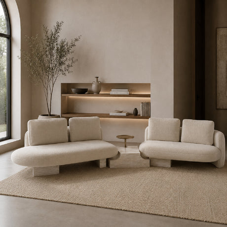   Left Bumper Linen Sectional Sofa | Oroa.com