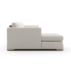  Beige Woven Chaise Lounge L | Oroa.com
