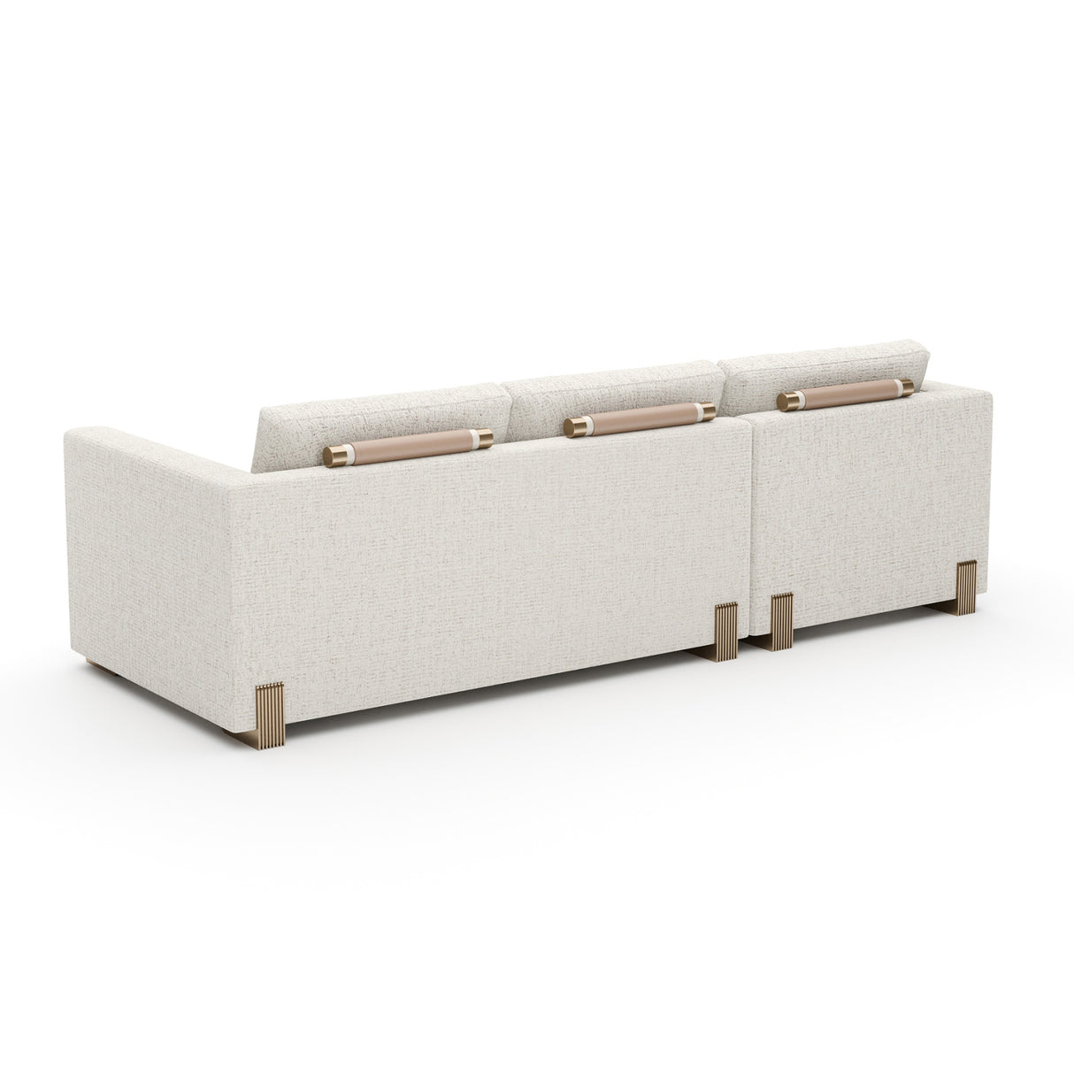  Beige Woven Chaise Lounge S | Oroa.com