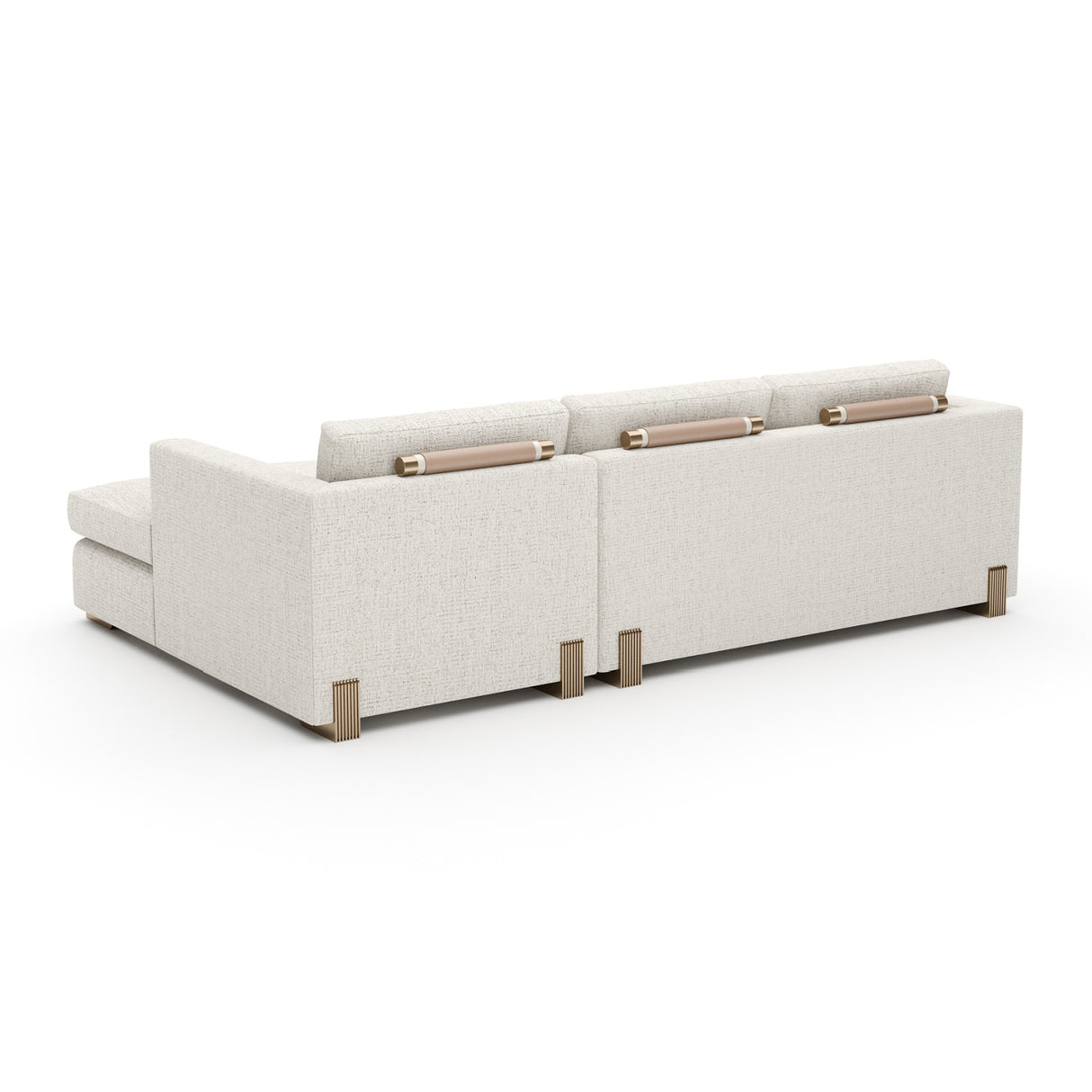   Beige Woven Chaise Lounge S | Oroa.com