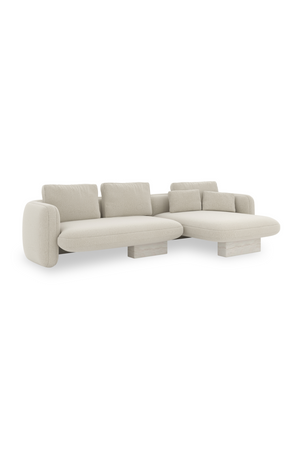   Linen Right Chaise Sectional Sofa S | Oroa.com