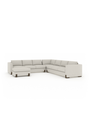   Melange Fabric L-Shaped Sofa | Oroa.com