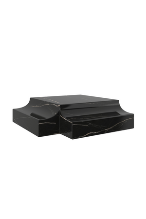  Black Marble Corner Wedge Base | Oroa.com