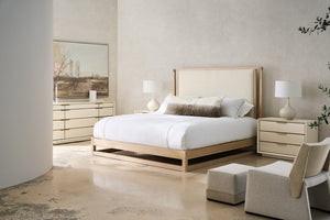   Suede Square-Back Side Chair | Oroa.com