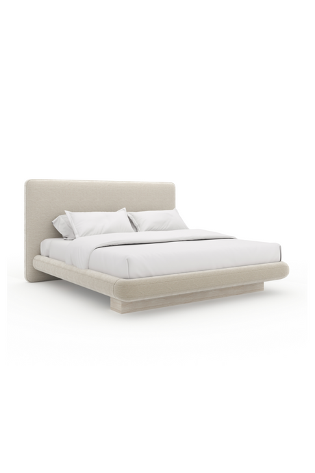   Ivory Vintage Velvet King Bed | Oroa.com