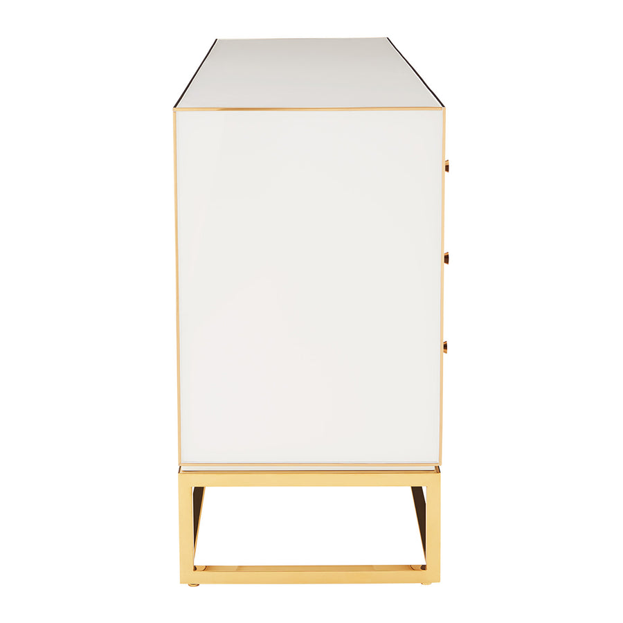   Mirrored Glass 6-Drawer Sideboard | Oroa.com