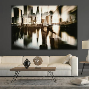   Cityscape Relection Photographic Art | Oroa.com