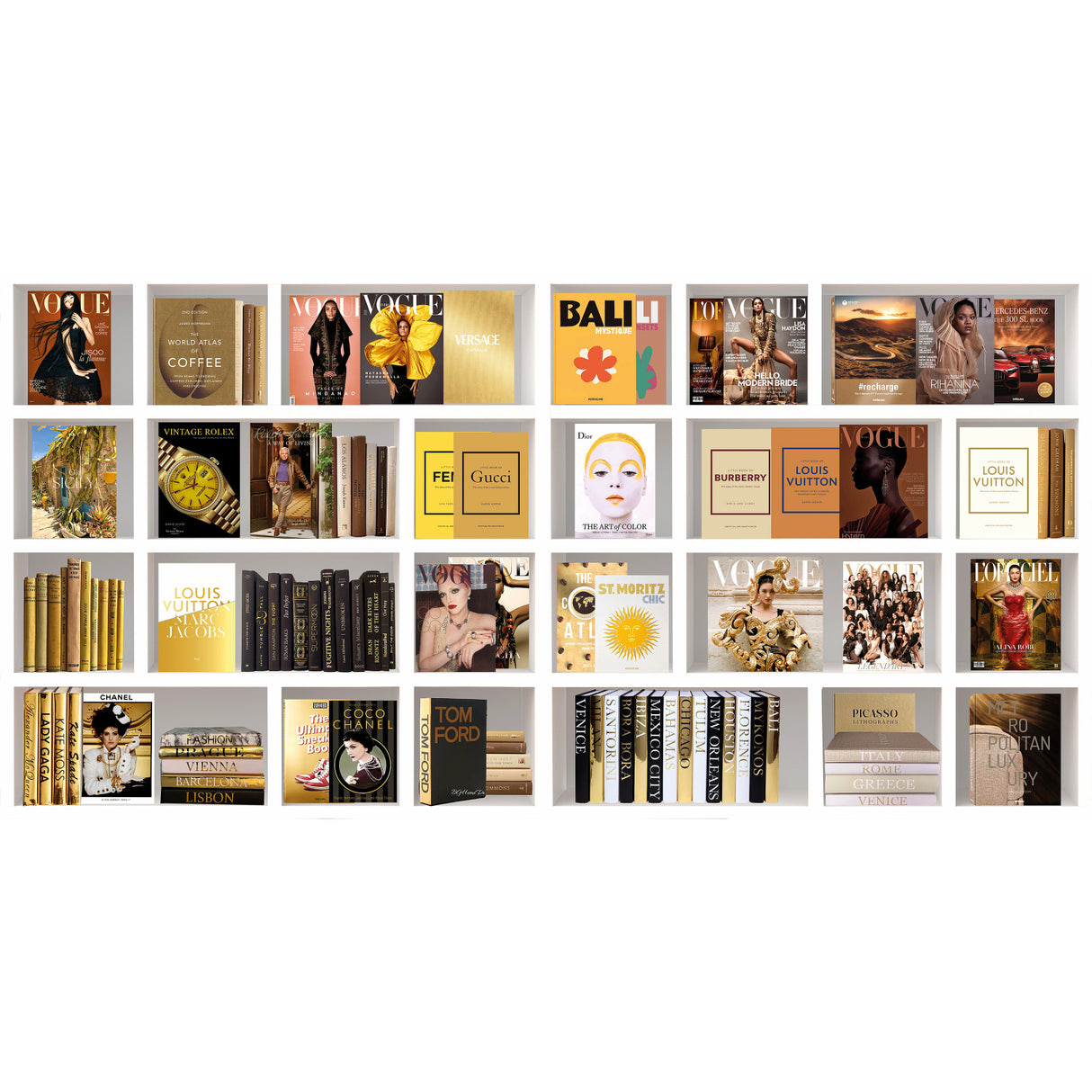   Yellow-Toned Books Artwork | Oroa.com