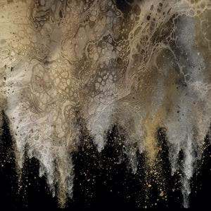   Earth-Toned Swirl Abstract Art | Oroa.com