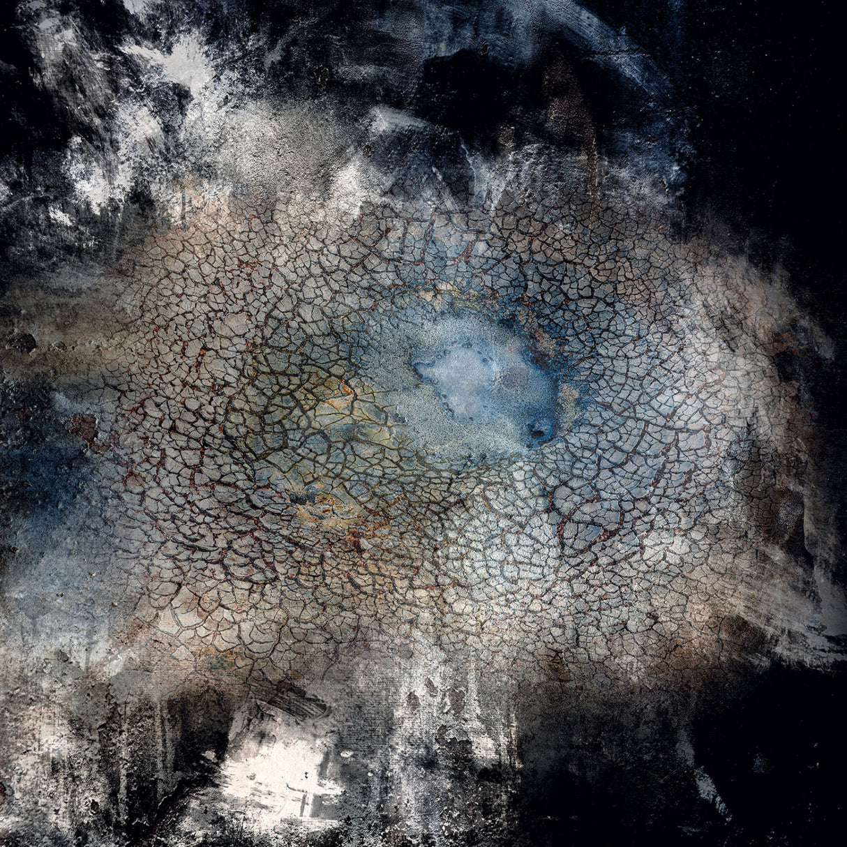   Distressed Crackle Abstract Art | Oroa.com