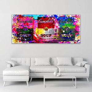   Multicolored Soup Cans Photographic Art | Oroa.com