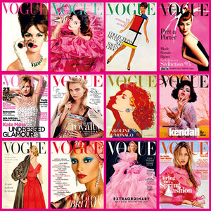   Pink Magazine Collage Photographic Art | Oroa.com