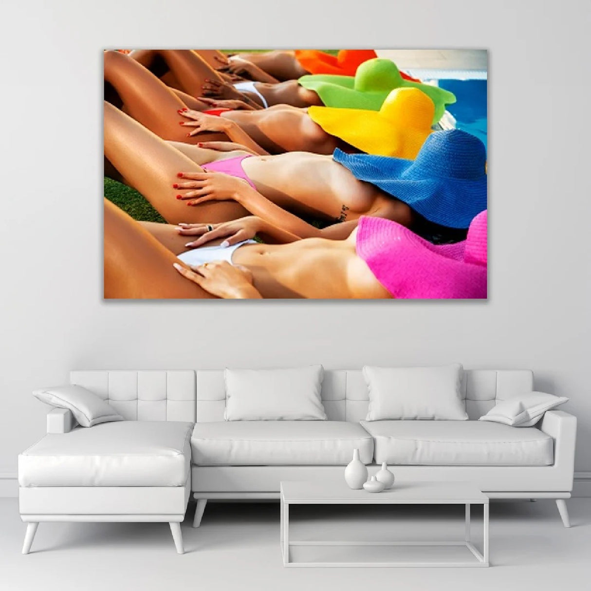  Ladies In Colorful Hats Photographic Art | Oroa.com