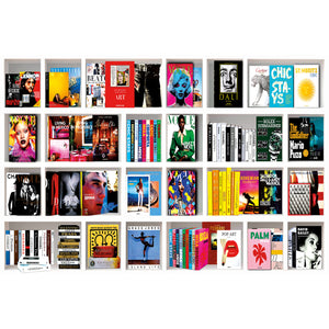   Bookcase-Inspired Collage Art | Oroa.com