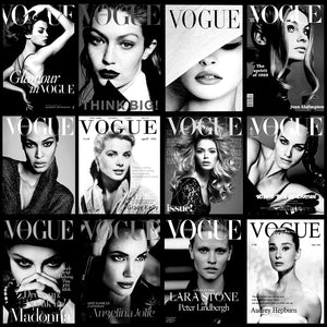   Black & White Magazine Collage Photographic Art | Oroa.com