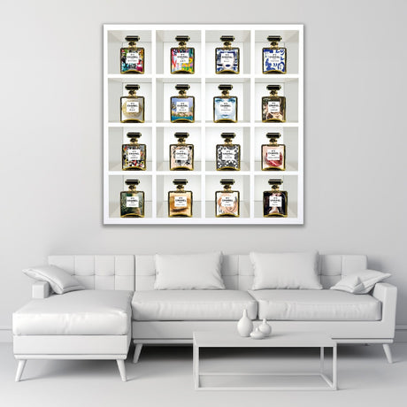  Perfume Bottle Collage Photographic Art | Oroa.com