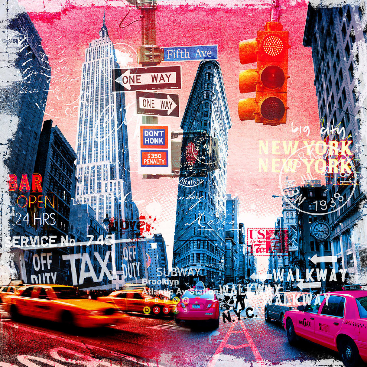   Colorful City Photographic Art | Oroa.com
