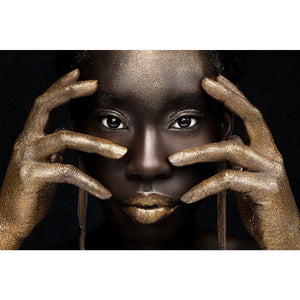   Glittery Woman Portrait Photographic Art | Oroa.com