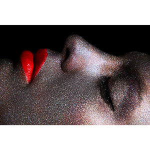   Red Lips Woman Photographic Art | Oroa.com