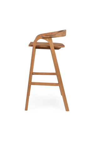   Teak Modern Bar Chair | Oroa.com