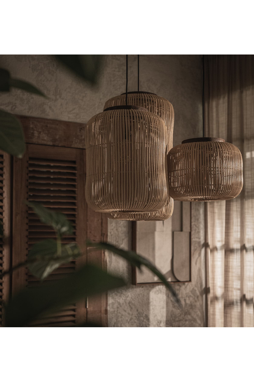   Natural Rattan Hanging Lamp | Oroa.com