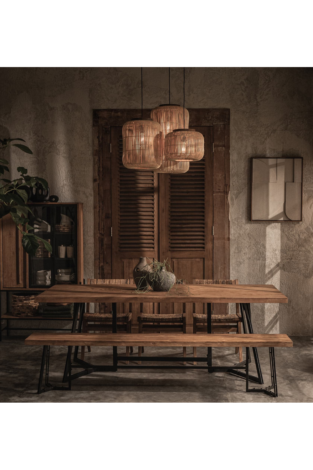   Natural Rattan Hanging Lamp | Oroa.com