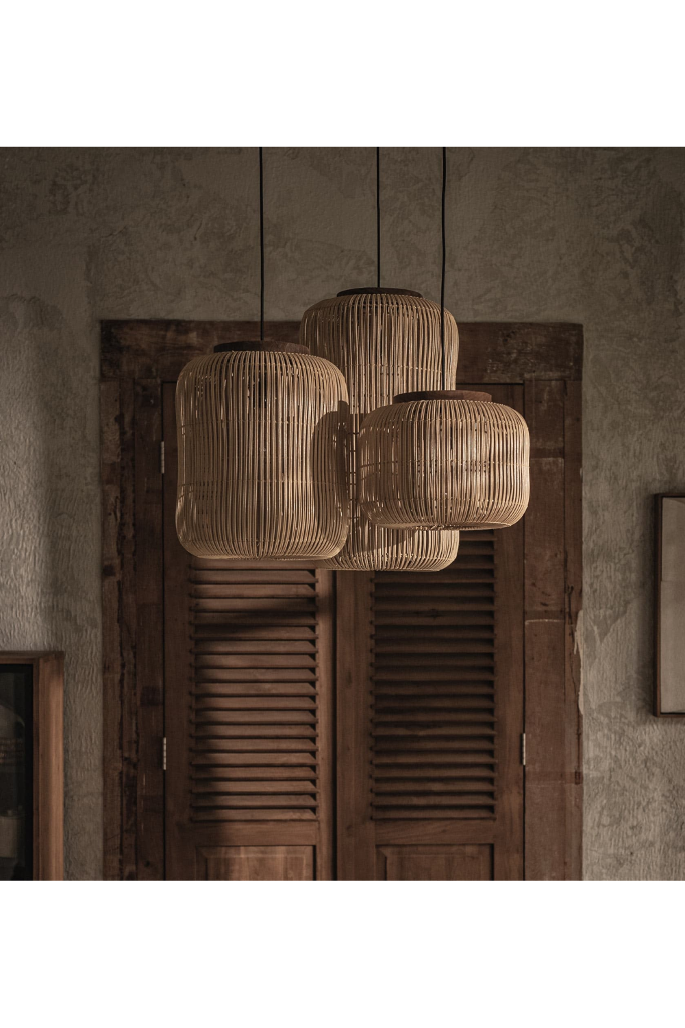   Natural Rattan Hanging Lamp | Oroa.com