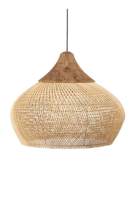   Braided Rattan Hanging Lamp | Oroa.com