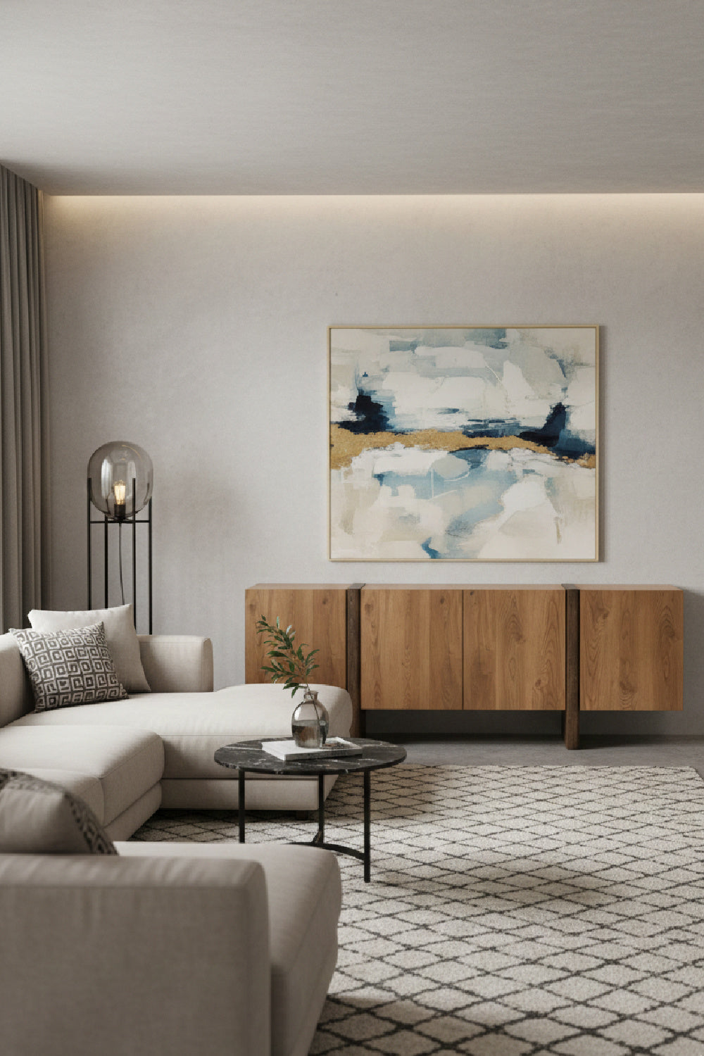   Modern European furniture - Wooden 2-Door Sideboard - www.oroa.com | Oroa.com