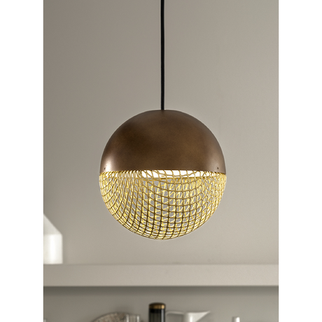   Metal Mesh Round Pendant Lamp | Oroa.com