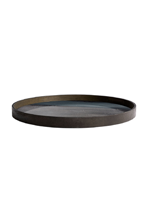   Hand-painted Glass Round Tray | Oroa.com
