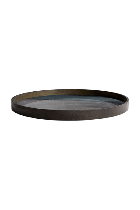   Hand-painted Glass Round Tray | Oroa.com