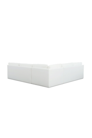   Modern European furniture - 3-Piece White Outdoor Modular Sofa - www.oroa.com | Oroa.com