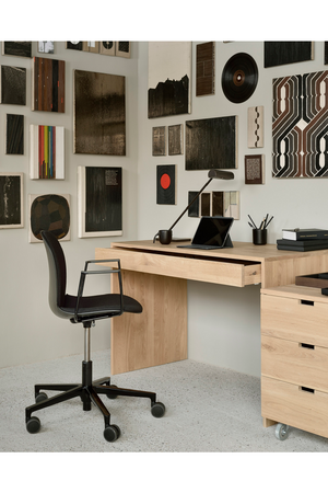   Rectangular Oak Desk | Oroa.com
