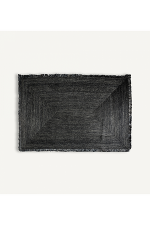   Black Natural Fiber Carpet 10' x 7' | Oroa.com