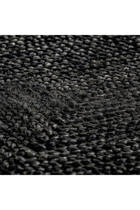   Black Natural Fiber Carpet 10' x 7' | Oroa.com