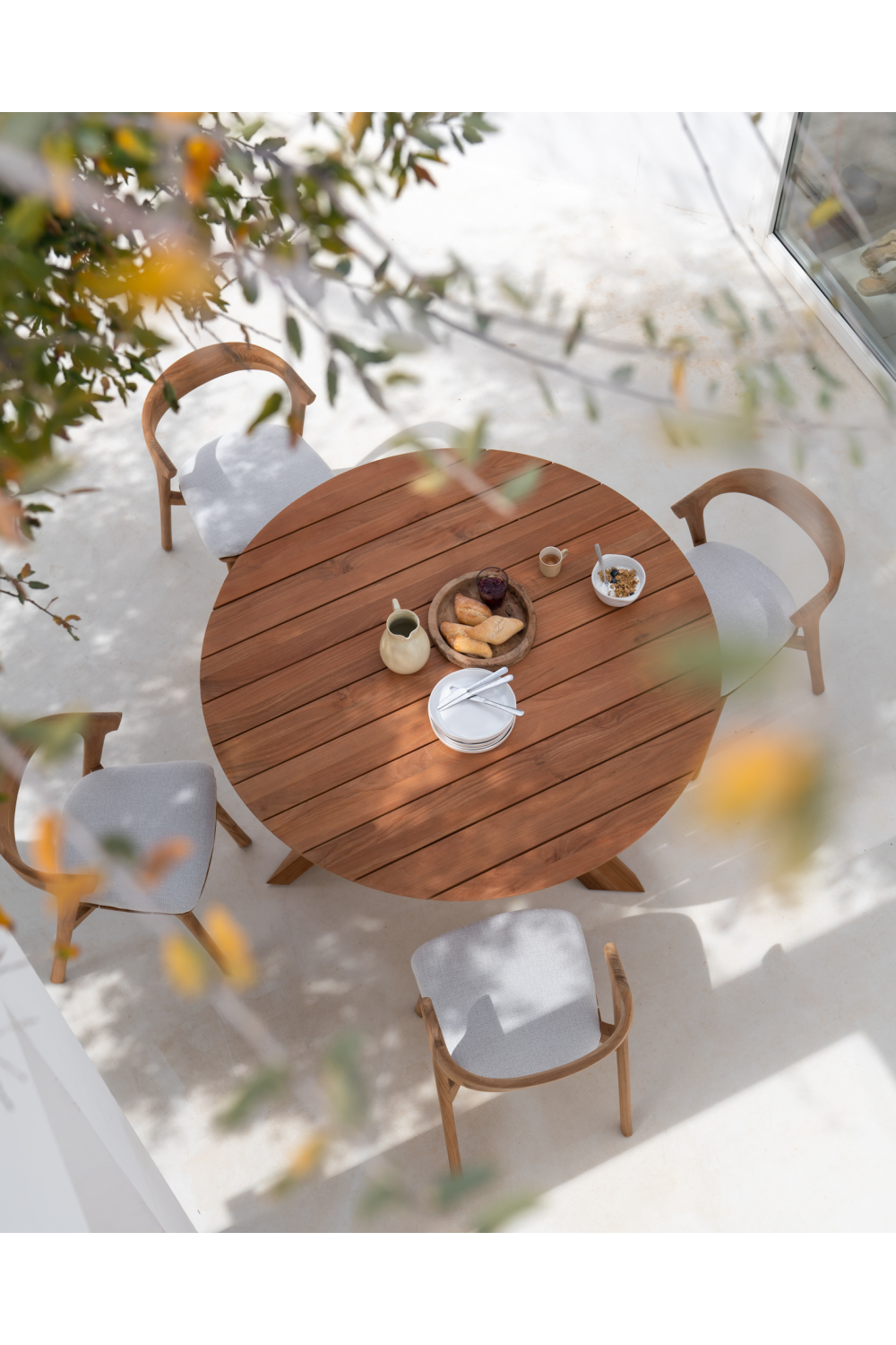   Teak Outdoor Dining Chair | Oroa.com
